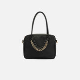 BOLSA TIRACOLO PRETA NOBUCK CORDÃO A 50011 0967 0001 AREZZO